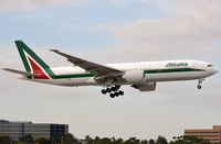 I-DISU @ KMIA - Alitalia B772 landing - by FerryPNL
