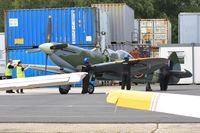 G-ILDA @ EGHH - Getting ready for the seafront show on very busy apron - by John Coates