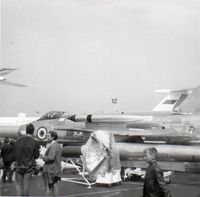 G-AXEE - At Paris-Le Bourget Airshow 1969 with the Kuwait Air Force roundels and the KAF serial 53-418. - by J-F GUEGUIN