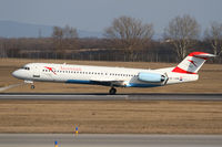 OE-LVM @ LOWW - Austrian Airlines Fokker 100