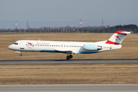 OE-LVO @ LOWW - Austrian Airlines Fokker 100