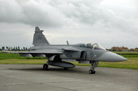 39202 @ EBFN - Flygvapnet JAS39A Gripen fighter at Koksijde Air Base, Belgium.