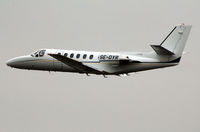 SE-DYR @ ESSB - Departing runway 12. - by Anders Nilsson