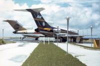 C2-RN4 @ PKMJ - Continental 727 in the background - by VH-ABR