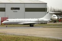 G-CGSJ @ EGGW - Bombardier BD-700-1A10 Global Express, c/n: 9377 at Luton - by Terry Fletcher