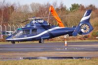 G-CGGD @ EGHH - Arriving at BHL - by John Coates