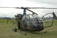 A59 @ EBFN - Alouette II helicopter of the Light Aviation component of the Belgian Army at Koksijde Air Base, Belgium. - by Henk van Capelle