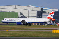 G-EUXK @ EGCC - British Airways - by Chris Hall