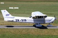 ZK-SID @ NZCH - a stranger in town - by Bill Mallinson