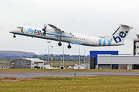 G-KKEV @ EGFF - De Havilland Canada, call sign Jersey 9TP, en-route to Belfast City.