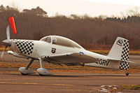 G-EGRV @ EGFH - Resident Vans RV-8, sen taxxing to its hangar following a local training flight. - by Derek Flewin