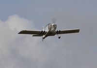 G-VFDS @ EGFH - Resident Vans RV-8 of Team Raven formation aerobatic display team departing Runway 10 to take part in formation practice with G-EGRV. - by Roger Winser