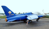G-FRCE @ EGTC - Folland Gnat T.1 [FL.598] Cranfield~G 04/07/1998 - by Ray Barber