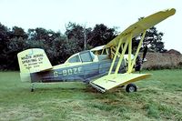 G-BDZF @ EGNW - Schweizer-Grumman G-164B Ag-Cat [27-B] (Miller Aerial Spraying Ltd) Wickenby~G 29/07/1977. Taken from a slide. - by Ray Barber