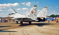 1303 @ EGVA - Mikoyan-Gurevich MiG-29UBS Fulcrum [N50903028113] (Slovak Air Force) RAF Fairford~G 22/07/1995