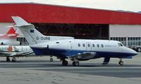 G-OURB @ LSGG - G-OURB   Hawker-Siddeley HS.125/700B [257054] (Bookajet.com) Geneva~HB 23/07/2004 - by Ray Barber