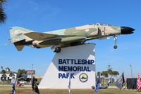 63-7487 - F-4C Phantom at Battleship Alabama Memorial - by Florida Metal