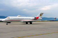 HB-IKZ @ LSGG - Bombardier BD-700-1A10 Global Express [9054] (TAG Aviation) 23/07/2004 - by Ray Barber