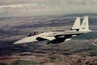 77-0086 @ LEZG - 32 TFS TDY Zaragpoza. Returning from shooting the dart. - by Ronald Barker