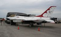 75-0745 @ LAL - F-16 painted as Thunderbirds
