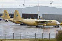 1622 @ EGNX - Royal Saudi Air Force Hercules , 1622 and 1624 on the ramp at East Midlands Airport