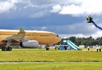 EC-331 @ EGHH - The Cobham welcome committee - by John Coates