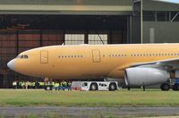 EC-331 @ EGHH - The Cobham guys get a closeup view of their new arrival - by John Coates