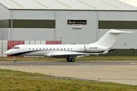 M-MDBD @ EGGW - Based 2000 Bombardier BD-700-1A10, c/n: 9049 at Luton - by Terry Fletcher