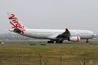VH-XFB @ YSSY - taxiing from 34R - by Bill Mallinson