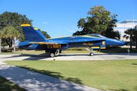 161955 @ NPA - Blue Angels F-18A Hornet
