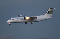 C6-BFJ @ MIA - Bahamas Air Dash 8 arriving in the dark - by Florida Metal