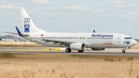 TC-SNI @ EDDF - departure via RW18W - by Friedrich Becker