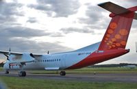 VT-SUA @ EGHH - At Signature on delivery from Canada - by John Coates