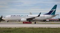 C-GKWA @ FLL - West Jet 737-800 - by Florida Metal