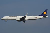 D-AEBK @ EDDM - Lufthansa Regional Embraer 190