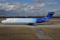 OH-BLI @ EDDM - Blue 1 Boeing 717
