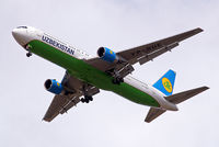 VP-BUE @ EGLL - Boeing 767-3CBER [33469] (Uzbekistan Airways) Home~G 29/07/2006. On approach 27R.