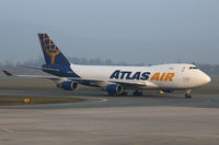 N476MC @ LOWG - Atlas Air (for Etihad Cargo) B.747-400F from Abu Dhabi @GRZ - by Stefan Mager