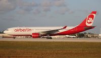 D-ALPA @ MIA - Air Berlin A330-200 - by Florida Metal