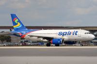 N504NK @ KFLL - Spirit A319 lining-up - by FerryPNL