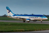 ES-AEA @ EGSH - taxiing to stand 8 at NWI after sun down....