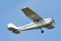 G-AWGD @ EGSV - Overhead at Old Buckenham. - by Graham Reeve