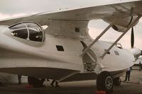 VR-BPS - On display at Paris-Le Bourget Airport (1er Salon de l'Aviation Ancienne, 1994); this 28-5ACF model (US Navy PBY-5A BuAer 46633) is painted as RCAF 9754. - by J-F GUEGUIN