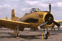 F-AZHR - On display at Paris-Le Bourget Airport (Salon des Avions de Légende, 1996); this ex-North American T-28A-NT (c/n 174-602, serial 51-7749) had been converted into French Fennec (tail number 135) by Sud Aviation. - by J-F GUEGUIN