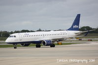 N197JB @ KSRQ - JetBlue Flight 164 (N197JB) Color Me Blue prepares for flight at Sarasota-Bradenton International Airport - by Donten Photography
