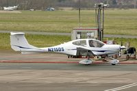N215DS @ EGBJ - 2007 Diamond DA-40, c/n: 40.829 at Staverton Airport in the UK - by Terry Fletcher