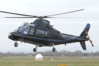 G-MDPI @ EGBJ - 1987 Agusta A-109A-2, c/n: 7393 - by Terry Fletcher