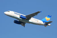 OO-TCS @ EBBR - Flight  HQ7362  is climbing from RWY 25R