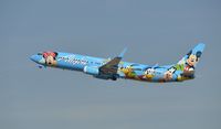 N318AS @ KLAX - Departing LAX on 25R - by Todd Royer