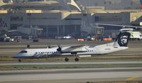 N422QX @ KLAX - Taxiing to gate at LAX - by Todd Royer